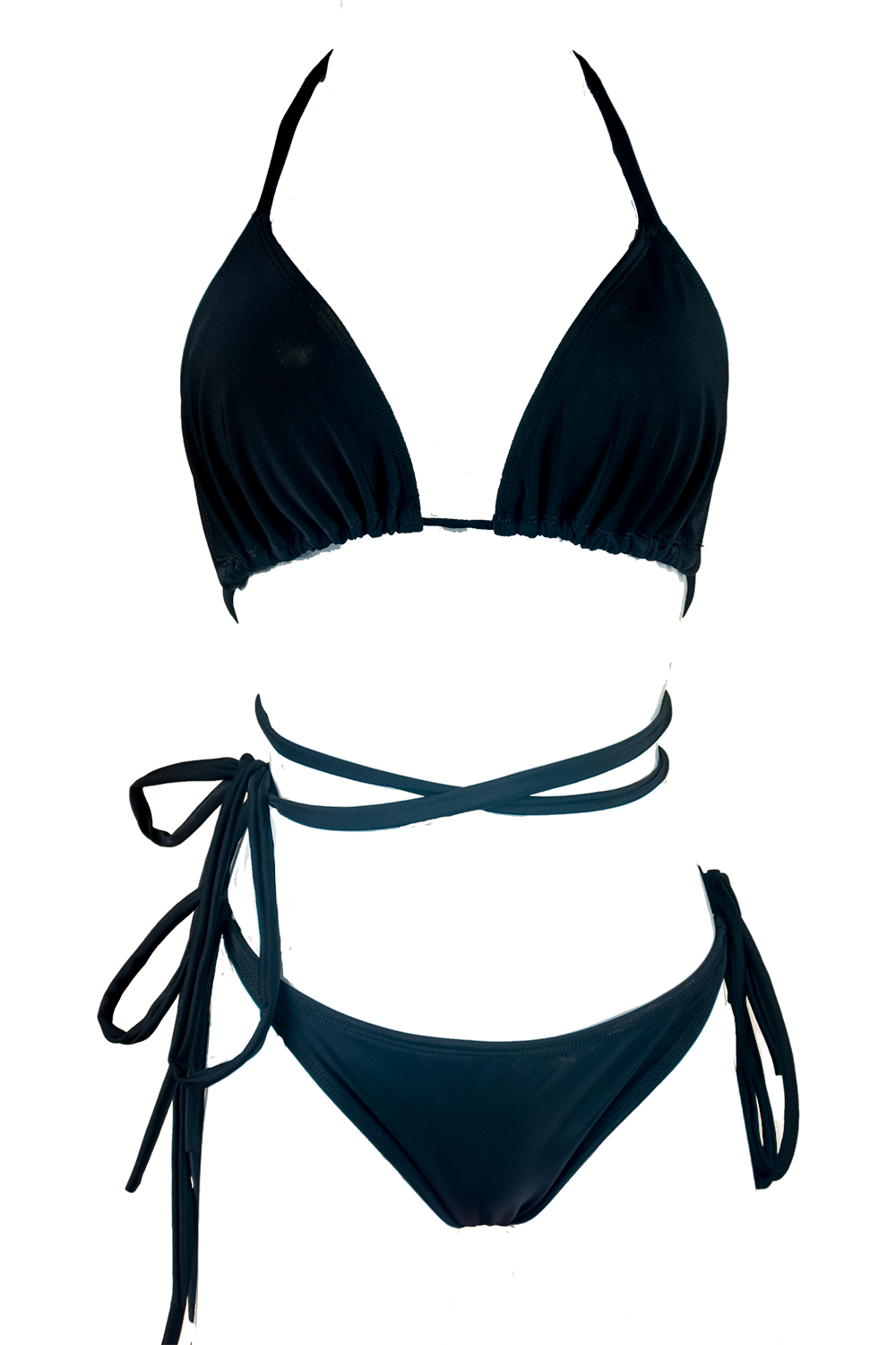 Black Wrap Around String Bikini